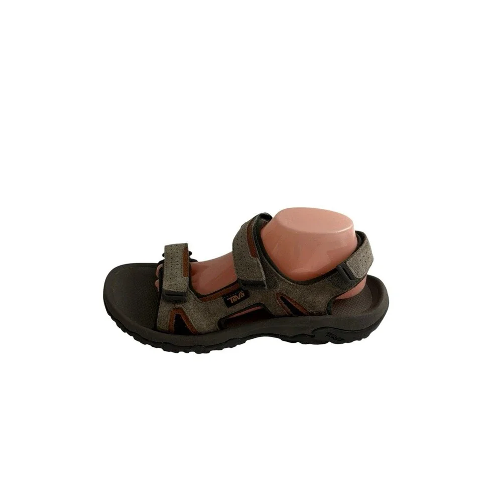 Teva Men's Katavi 2 Sport Hiking Sandals Size 10 US 1019192 Brown Hook & Loop